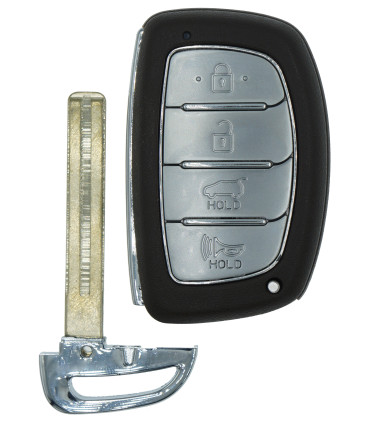 Coque Hyundai / Kia 4 boutons compatible