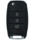 Coque Hyundai / Kia 3 boutons compatible
