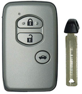 Coque compatible Toyota 3 boutons Coque compatible Toyota 3 boutons