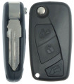 Coque + lame compatible Fiat 3 boutons Coque + lame compatible Fiat 3 boutons