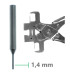 Pointeau chasse goupille en acier 1,4 mm