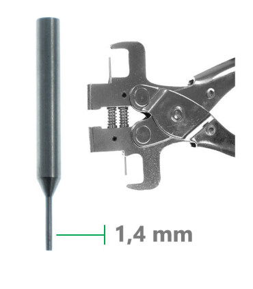 Pointeau chasse goupille en acier 1,4 mm