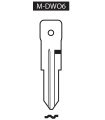 M-DWO6, Ebauche pour clé à transpondeur profil DWO6 M-DWO6, Ebauche pour clé à transpondeur profil DWO6