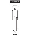 M-HU46, Ebauche pour clé à transpondeur profil HU46 M-HU46, Ebauche pour clé à transpondeur profil HU46