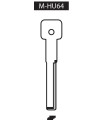 M-HU64, Ebauche pour clé à transpondeur profil HU64 M-HU64, Ebauche pour clé à transpondeur profil HU64