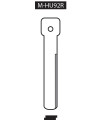 M-HU92R, Ebauche pour clé à transpondeur profil HU92R M-HU92R, Ebauche pour clé à transpondeur profil HU92R