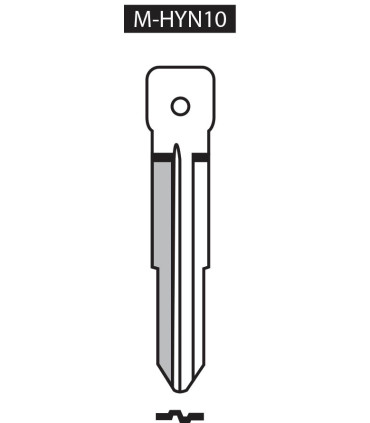 M-HYN10, Ebauche pour clé à transpondeur profil HYN10
