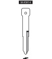 M-KW14, Ebauche pour clé à transpondeur profil KW14 M-KW14, Ebauche pour clé à transpondeur profil KW14