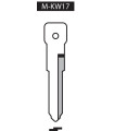 M-KW17, Ebauche pour clé à transpondeur profil KW17 M-KW17, Ebauche pour clé à transpondeur profil KW17