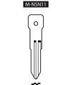 M-NSN11, Ebauche pour clé à transpondeur profil NSN11 M-NSN11, Ebauche pour clé à transpondeur profil NSN11