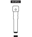 M-SIP22, Ebauche pour clé à transpondeur profil SIP22 M-SIP22, Ebauche pour clé à transpondeur profil SIP22