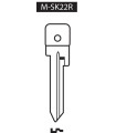 M-SK22R, Ebauche pour clé à transpondeur profil SK22R M-SK22R, Ebauche pour clé à transpondeur profil SK22R