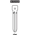 M-TOY43R, Ebauche pour clé à transpondeur profil TOY43R M-TOY43R, Ebauche pour clé à transpondeur profil TOY43R