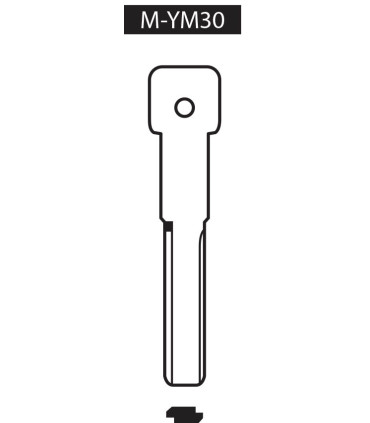 M-YM30, Ebauche pour clé à transpondeur profil YM30