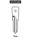M-ZD24R, Ebauche pour clé à transpondeur profil ZD24R M-ZD24R, Ebauche pour clé à transpondeur profil ZD24R