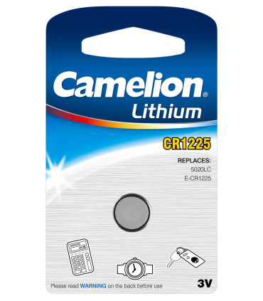 CR1225 Pile Lithium 3V  - Boite de 10 blisters individuels