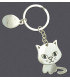 Porte clés Métal Chat
