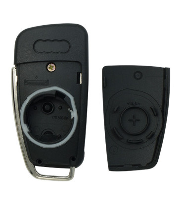 Coque 3 boutons compatible Audi