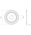 F-1021 - Fraise-scie 3 tailles pour Machines Keyline F-1021 - Fraise-scie 3 tailles pour Machines Keyline