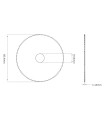 F-1011 - Fraise-scie 1 taille pour Machines Silca F-1011 - Fraise-scie 1 taille pour Machines Silca