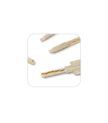 F-3122 - Fraise à rainurer 2 tailles en carbure monobloc Langya pour machines Silca et JMA (copie)