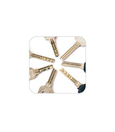 F-4013 - Fraise à simple tranchant en carbure monobloc pour Machines Silca et JMA