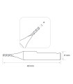 F-2024 - Fraise à rainurer 2 tailles en carbure monobloc  pour machines Keyline F-2024 - Fraise à rainurer 2 tailles en carbure monobloc  pour machines Keyline