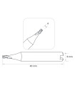 F-1716 - Fraise à rainurer 2 tailles en carbure monobloc pour machines électroniques SILCA VIPER et autres F-1716 - Fraise à rainurer 2 tailles en carbure monobloc pour machines électroniques SILCA VIPER et autres