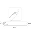 F-2841 - Fraise à chanfreiner 2 tailles en carbure monobloc pour Machines Silca et JMA F-2841 - Fraise à chanfreiner 2 tailles en carbure monobloc pour Machines Silca et JMA