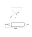 F-3152 - Fraise à rainurer 2 tailles en carbure monobloc pour machines SILCA FUTURA F-3152 - Fraise à rainurer 2 tailles en carbure monobloc pour machines SILCA FUTURA