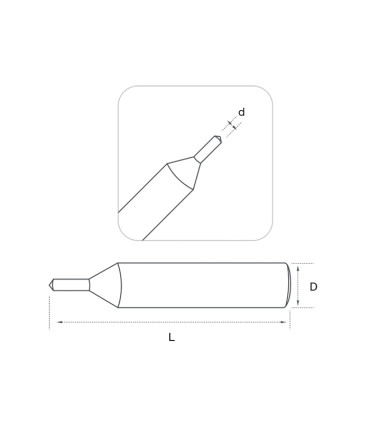 P-3865 - Palpeur en carbure monobloc pour machines SILCA FUTURA