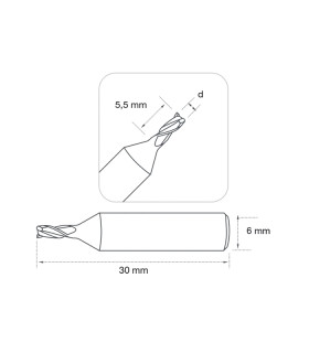 F-3800 - Fraise à rainurer 2 tailles en carbure monobloc pour machines SILCA FUTURA F-3800 - Fraise à rainurer 2 tailles en carbure monobloc pour machines SILCA FUTURA