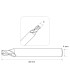 F-4002 - Fraise à rainurer 2 tailles en carbure monobloc pour machines KEYLINE