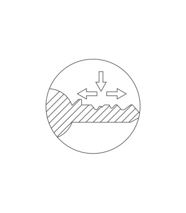 F-1080 - Fraise-scie 3 tailles en HSS M35 pour Machines JMA