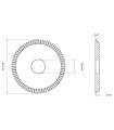 F-1695 - Fraise-scie 3 tailles en carbure monobloc pour Machines JMA (copie) F-1695 - Fraise-scie 3 tailles en carbure monobloc pour Machines JMA (copie)