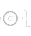 F-1497 - Fraise-scie 3 tailles en HSS M35 pour Machines JMA F-1497 - Fraise-scie 3 tailles en HSS M35 pour Machines JMA