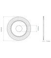 F-1024 - Fraise-scie 3 tailles en carbure monobloc pour Machines SILCA F-1024 - Fraise-scie 3 tailles en carbure monobloc pour Machines SILCA