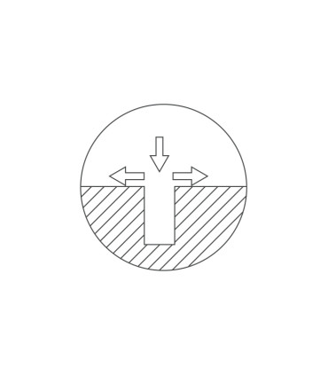 F-1098 - Fraise-scie 3 tailles en HSS M35-revêtement TiALN pour Machines SILCA