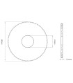 F-3460 - Fraise-scie 1 taille en carbure monobloc pour Machines SILCA F-3460 - Fraise-scie 1 taille en carbure monobloc pour Machines SILCA