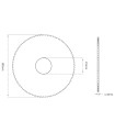 F-742 - Fraise-scie 1 taille en carbure monobloc pour Machines SILCA F-742 - Fraise-scie 1 taille en carbure monobloc pour Machines SILCA