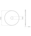 Fraise-scie 1 taille Ø 64,6 x 1,8 x Ø 9,53 en carbure monobloc pour Machines SILCA DELTA Fraise-scie 1 taille Ø 64,6 x 1,8 x Ø 9,53 en carbure monobloc pour Machines SILCA DELTA