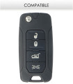 Télécommande compatible Jeep Renegade 2016-2018 Télécommande compatible Jeep Renegade 2016-2018