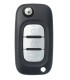 Coque de clé Renault 3 boutons pour  Clio III, Master III, Modus, Trafic III