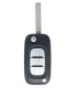 Coque de clé Renault 3 boutons pour  Clio III, Master III, Modus, Trafic III