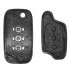 Coque de clé Renault 3 boutons pour  Clio III, Master III, Modus, Trafic III
