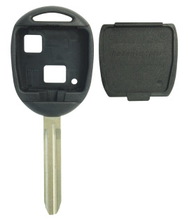 Coque clé 2 boutons Qualité supérieure pour Toyota Lame TOY43 Coque clé 2 boutons Qualité supérieure pour Toyota Lame TOY43
