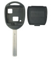 Coque clé 2 boutons Qualité supérieure pour Toyota Lame TOY40 Coque clé 2 boutons Qualité supérieure pour Toyota Lame TOY40
