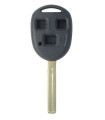 Coque clé 3 boutons Qualité supérieure pour Toyota Lame TOY40 Coque clé 3 boutons Qualité supérieure pour Toyota Lame TOY40