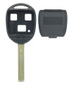 Coque clé 3 boutons Qualité supérieure pour Toyota Lame TOY40 Coque clé 3 boutons Qualité supérieure pour Toyota Lame TOY40