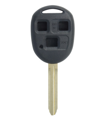 Coque clé 3 boutons Qualité supérieure pour Toyota Lame TOY43